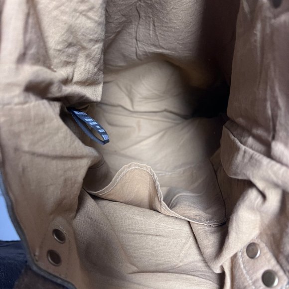 VINTAGE  ADDICTION ♻ Re-purposed Military Tent ⛺ "What a Wonderful World" Tote👜 - Picture 5 of 6